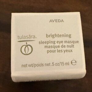 NEW Aveda Tulasara Brightening Sleeping Eye Masque Treatment Mask 0.5oz F/S